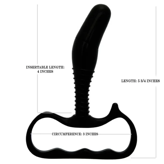Vibrating Prostate Massager 5.75 Inch Black Pipedream
