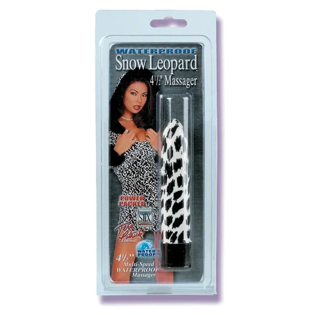 Waterproof Snow Leopard Massager 4.5in.