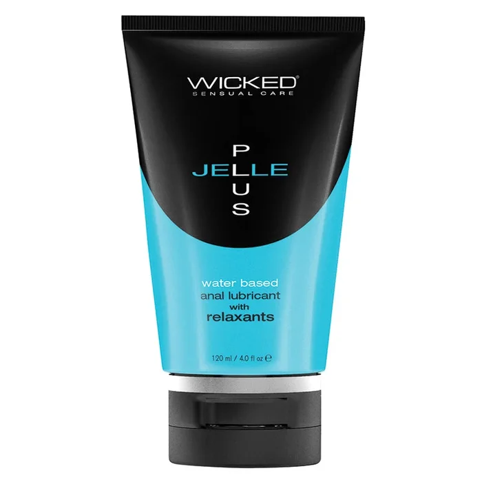 Wicked Jelle Plus Anal Lubricant with Relaxants 4 oz.