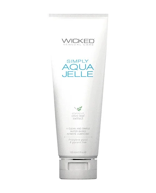 Wicked Sensual Care Simply Aqua Jelle Water Based Lubricant – 4 oz