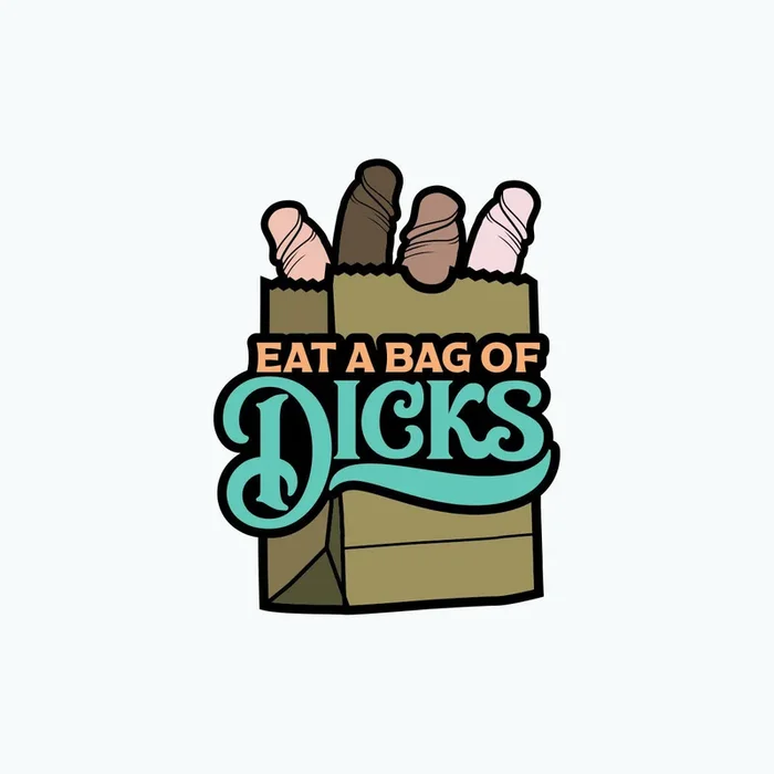 WoodRocket Eat a Bag of Dicks Pin