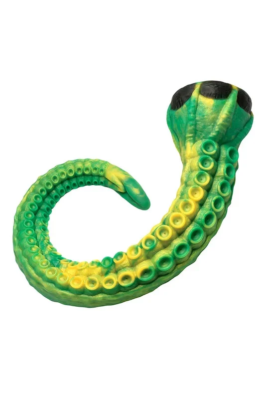 XR Brands – Creature Cocks – Titan Tentacle Extra Long Silicone Dildo – Green
