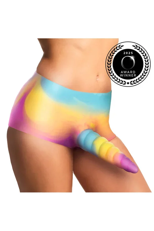 XR Brands – Creature Cocks – Unicorn Silicone Strap-On Briefs