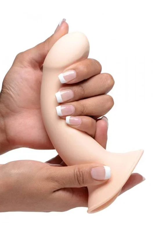 XR Brands – Squeeze-It – Squeezable Dildo – Beige