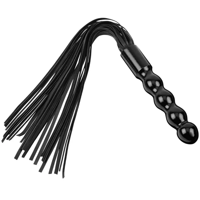 ZADO Leather Flogger with Wooden Handle 22 Inch