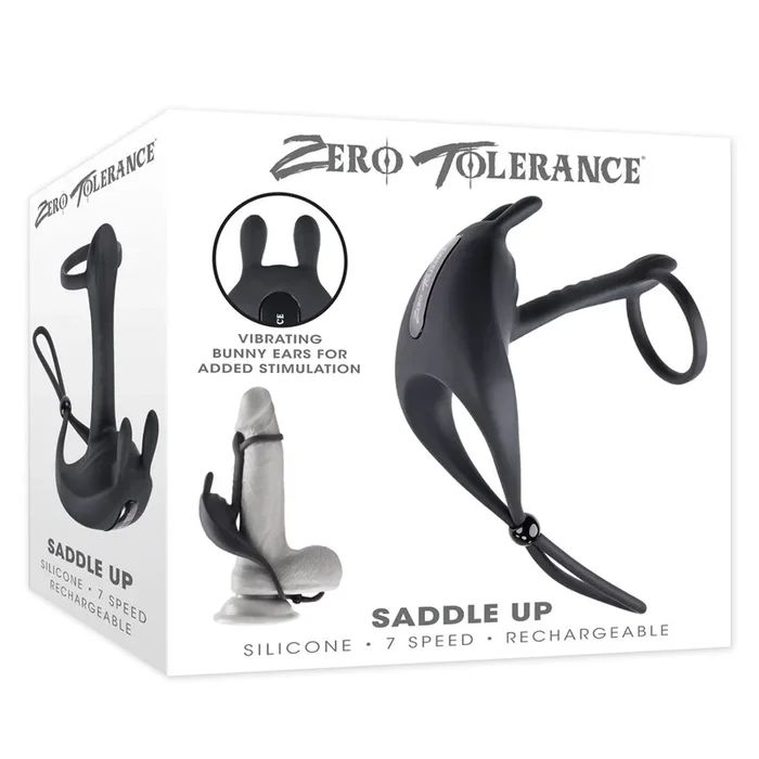 Zero Tolerance SADDLE UP – USB Rechargeable Vibrating Cock & Ball Rings