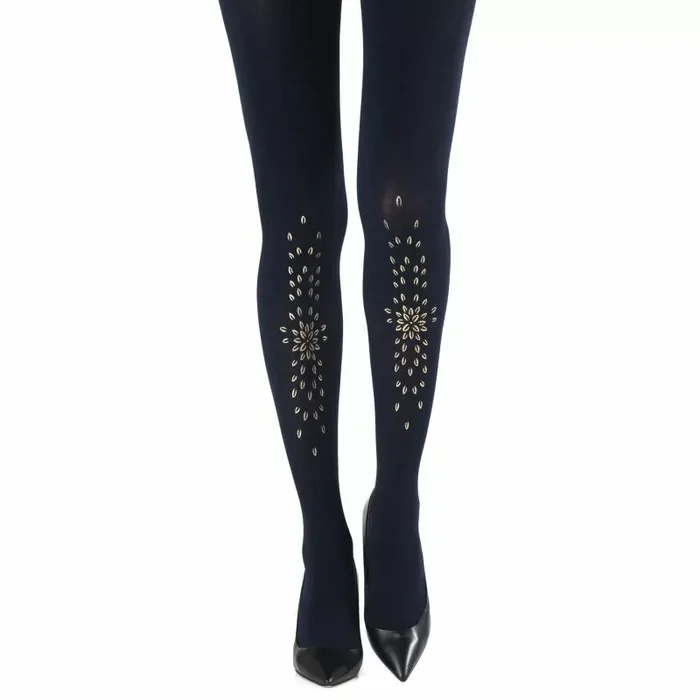 Zohara “Grow Up” Navy Tights