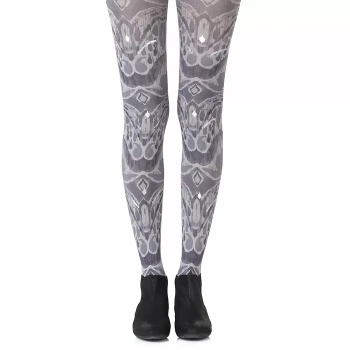 Zohara “Silver Haze” Grey Tights
