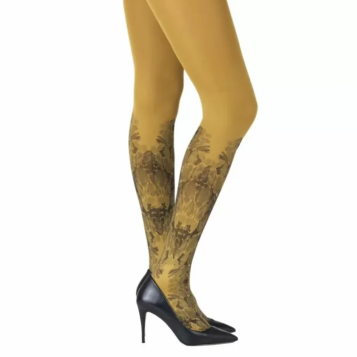 Zohara “Totally Tulip” Mustard Tights